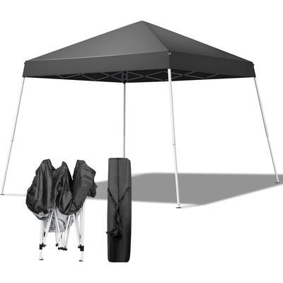 TEMU Bonnlo 2.4x2.4m Pop Up , Easy Up Outdoor Tent Canopy, Foldable Portable Canopies For Camping, Patio, Outdoor Gazebo Slant Legs, Outdoor Canopies With Carry Bag
