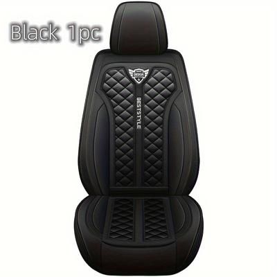 TEMU Luxury Pu Leather Car Seat Covers, Fits Sedans, Suvs & Pickup Trucks, & Comfortable, Stylish Vehicle Interior Accessory, No Padding, Universal Fit
