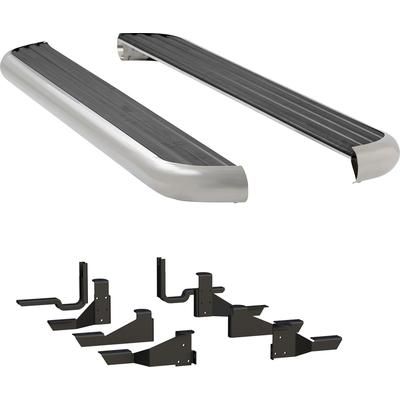 Luverne Running Boards Aluminum Polished 6 1/2 in. MegaStep Series, Lifetime LUVERNE limited warranty with 5-year on finish 575102-571747