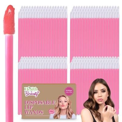 TEMU 220-440 Lip Brushes Gloss Wands Brush Applicator Makeup Tool