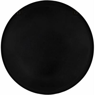 Pettendorf 32"H x 32"W x 2"D Modern Black Accent Mirror - Boutique Rugs