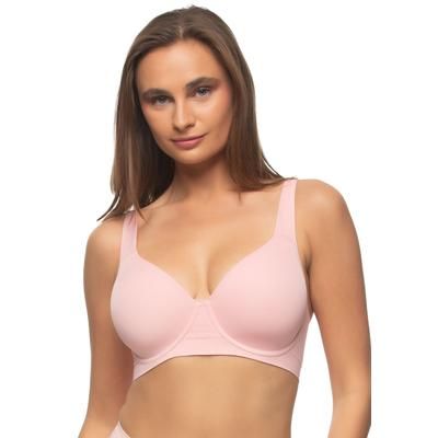Plus Size Women's Utopia Seamless Full Coverage Contour Bra by Paramour by Felina in Bridal Rose (Size 38 C)