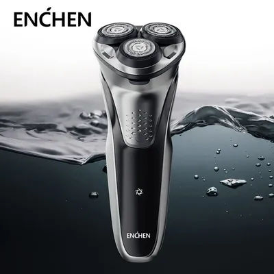 ENCHEN Blackstone plus Electrical Rotary Shaver Full Body Washable IPX7 Waterproof Dry Wet Dual Use Rechargeable Shaving Machine