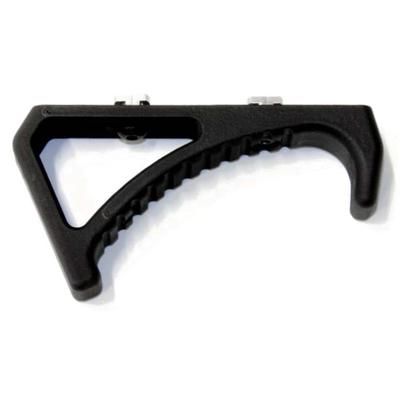A3 Industries Large M-LOK Angled Foregrip w/ Integrated Handstop 6061 Aluminum Black AFG-120