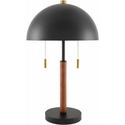 Lagonegro 21"H x 13"W x 13"D Traditional Black/White Table Lamp - Boutique Rugs