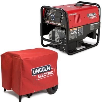 Lincoln Outback 185 Engine Welder Generator w/ Cover