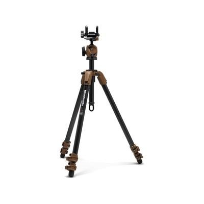 Manfrotto Alpha S.H.O.T. Tripod Ball Head Kit Carbon Brown 1102739