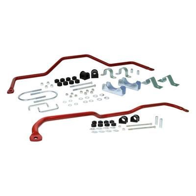 Nolathane Sway Bar Kit Powdercoated red, Front & Rear, 3-year limited warranty REV013.0014