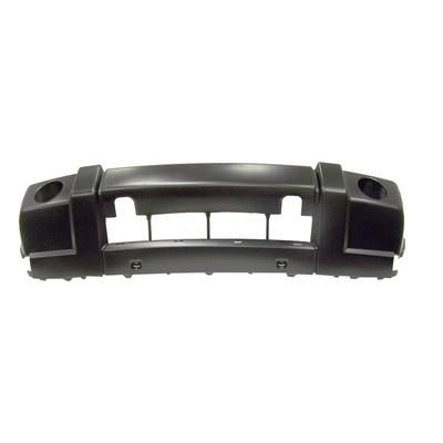 Crown Bumper Cover Plastic Black, Front, 1 year or 12,000-mile limited warranty 5183429AA