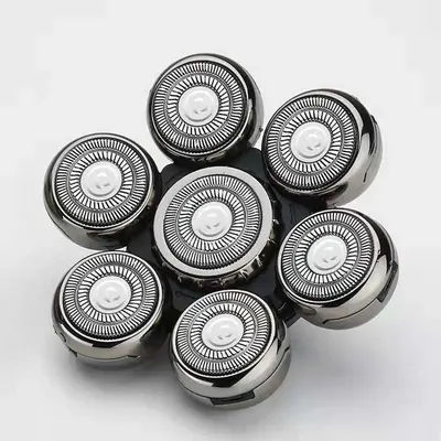 Mens 7 Blade Razor Replacement Shaving Heads Floating Washable Electric 7D Shavers Trimmers Kit Cutter Blades