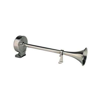 Schmitt & Ongaro Marine Deluxe SS Single Trumpet Horn - 24V 12427