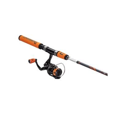 ProFISHiency 5ft High Vis Orange Micro Spinning Combo Multicolor PRO5SPINOG
