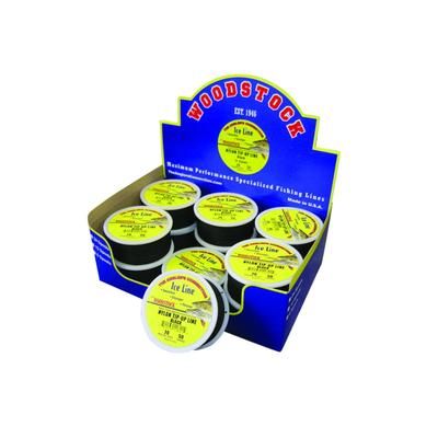 Woodstock Tip-Up Line Black Number 30 50Yd 12/Display 12-TU-50-30-B