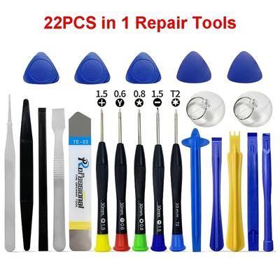TEMU 22in 1 Multifunctional Disassembly Tool Mobile Phone Laptop Screwdriver Maintenance Kit Repair Tools Opening Set For Hand