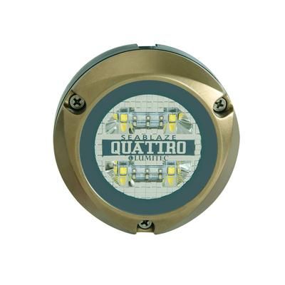 Lumitec Zambezi 2000 Lumens Quattro Surface Mount Underwater Light White/Blue 101459