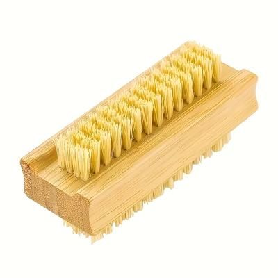 TEMU 1/2pcs Nail Brush Set - Double-sided Bristle Nail Cleaner For Toes And Nails, Exfoliating Body Brush For Foot Care, Nail Trimming Tool For Nail Cleaning And Maintenance