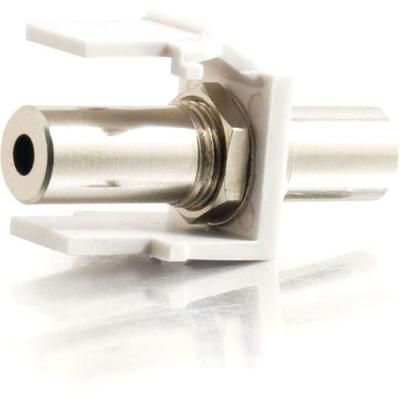 C2G Snap-In 3.5Mm Stereo F/f Keystone Insert Module1 X Mini-Phone Stereo Audio Female - 1 X Mini-Phone Stereo Audio Female - White