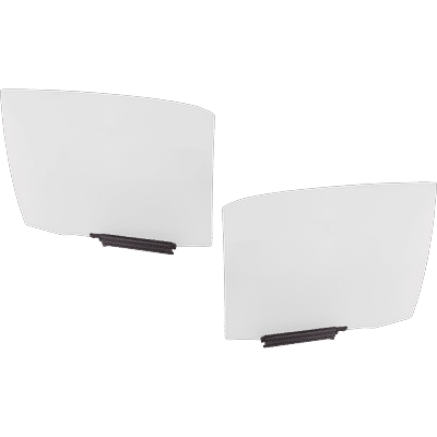 JC Whitney Door Glass, Rear, Driver & Passenger Side, 1-year unlimited-mileage warranty SET-JRL48130013