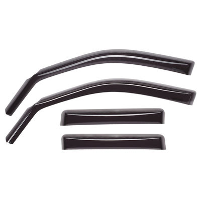 Weathertech Window Visor Thermoplastic Black In-Channel Mount Type, Front & Rear, Driver Passenger Side, 82866IM