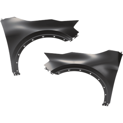 JC Whitney Fender Steel Primed, Front, Driver & Passenger Side, 1-year unlimited-mileage warranty SET-GK22010037