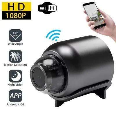Mini Camera 1080P HD WiFi Wire HD Night Vision Camera Home X5 Remote Camera Kids Pet Safety Monitoring