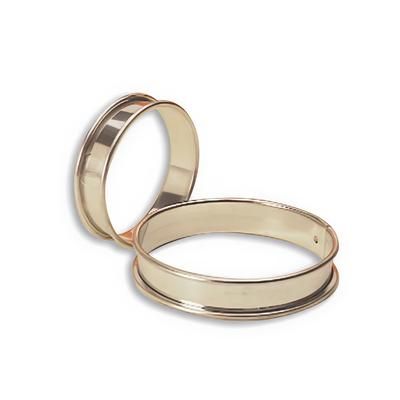 Matfer Bourgeat 371610 5 1/2" Round Tart Ring - Stainless Steel
