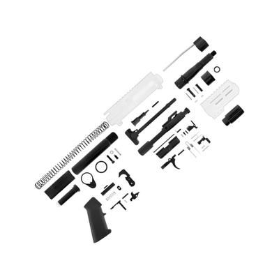 ABC RIFLE COMPANY AR-15 Micro Pistol Build 5.56x45mm NATO 5in Barrel 4in M-LOK Handguard Upper Receiver White ARPK15-ML4-STW