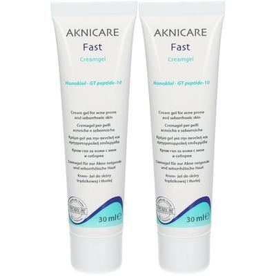 AKNICARE Fast Cremagel Set da 2 2x30 ml Crema basica