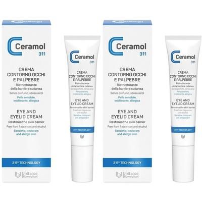 Ceramol Crema Contorno Occhi E Palpebre Set da 2 2x15 ml