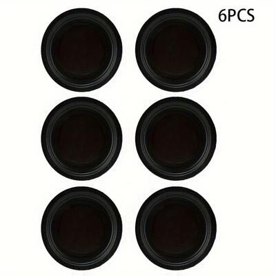 TEMU 6/18pcs Pp Unbreakable 9inch Food Plates, Dishes, Plates, Dinner Plates, Kitchen Living Room Fruit Plates Snacks Plastic Dinner Plates