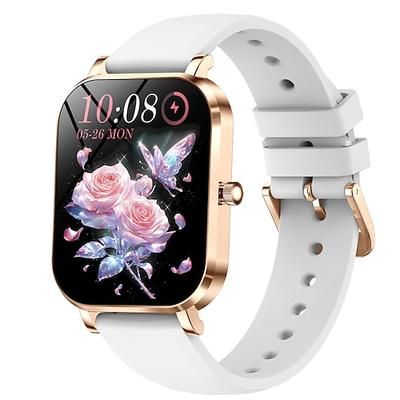 Orologio intelligente da donna alla moda con schermo da 1,75 pollici, Bluetooth, chiamata, 100 quadranti, smartwatch fitness da donna, quadranti fai da te per iOS e Android
