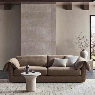 Centrale 102W x 45D x 30H Brown Sofa - Four Hands