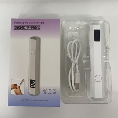 TEMU Mini Nail Light With Led Display, Rechargeable, Quick-drying, Compact, Portable, Hand And Foot, Solidifies All Gel Nail Art Tools