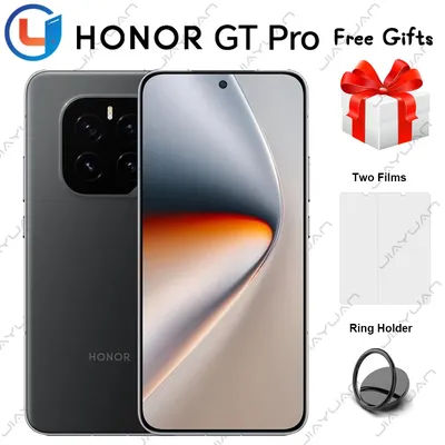Original HONOR GT Pro 5G Mobile Phone 6.78" OLED Screen Snapdragon 8 Elite Android 15 Battery 7200mAh Google Play Sarmetphone