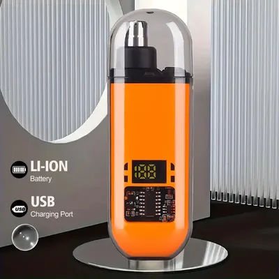 2 In 1 Electric Portable Ear And Nose Hair Trimmer Clipper 2024 Professional Painless Portable Eyebrow For Men nose hair