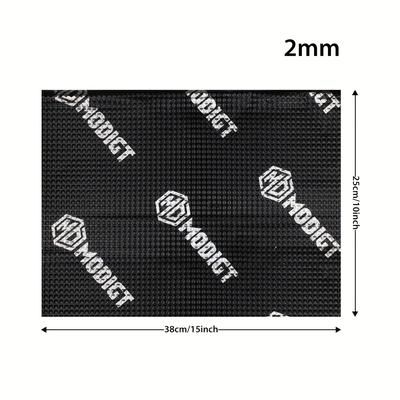 TEMU Under Bonnet Car Butyl Heat Resistant Acoustic Thermal Insulation Vibration Dampening Sound Deadening Mat, 10pcs, 2mm Thickness, 10.22 Coverage, Without Battery