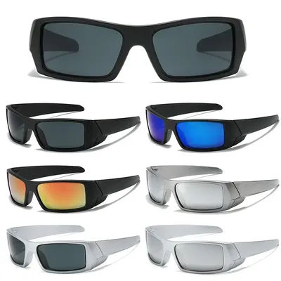 Lunettes de soleil enveloppantes Y2K, lunettes de soleil de sport futuristes, nuances tendance, Vintage Punk, 2022