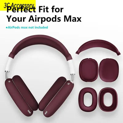 Couverture souple pour Apple Airpod Max (USB C) accessoires pour écouteurs 3 en 1 étui pour