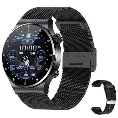 Orologio Smart 1.28'' Tracker Fitness Chiamate Bluetooth Smartwatch con Pedometro Monitor del Sonno Impermeabile IP67 per Android iOS Uomini Donne 46mm