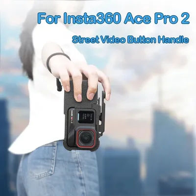 3D printing StreetGrip Vlog Holder Combo Camera Grip Holder For Insta360 Ace Pro 2 Camera Grip Camera Accessories