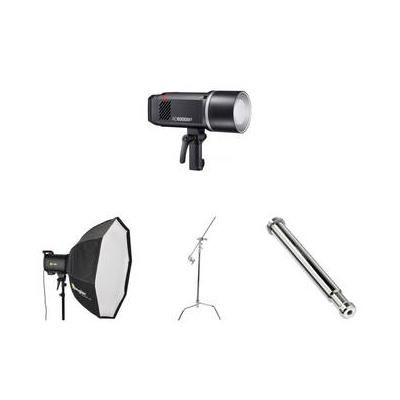 Godox AD600BM II Witstro Manual All-In-One Outdoor Flash with Softbox and C-Stand AD600BMII