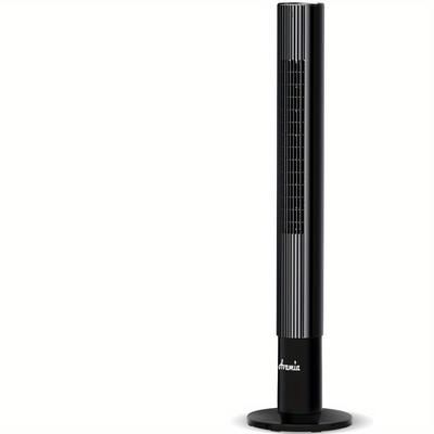 "TEMU Tower Fan For Bedroom, 85° Oscillating Bladeless Fan, Standing Fans With Touch Led Display, 12h Timer, 3 3 Max 26ft/ S, 43" Cooling Quiet Floor Fan For Home Office"