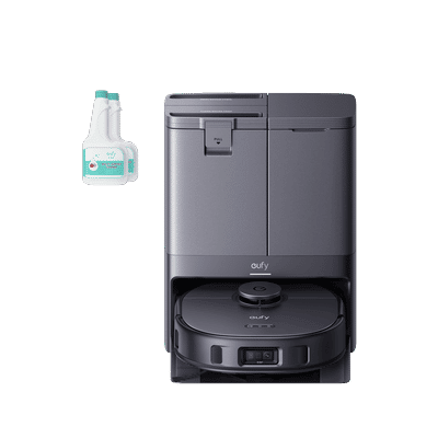 eufy X10 Pro Omni + 2 Bottles of eufy Floor Cleaning Solution Black