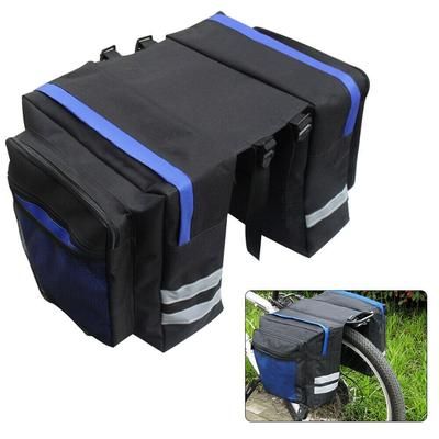 TEMU Double Panniers Bicycle Cycling Rear Seat Trunk