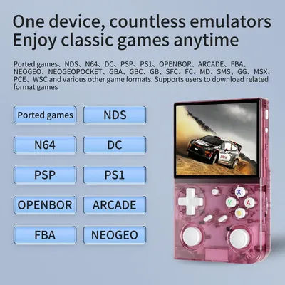 BATLEXP G350 Handheld Game Players 3.5 Inch IPS Portable Mini Console Retro Video Game Consolas 3200mAh Linux 64-Bit WIFI