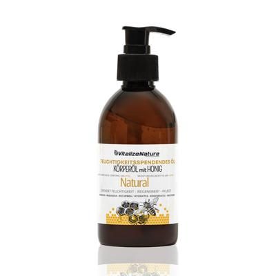 Olio corpo idratante naturale - per la pelle con miele e aloe vera vit
