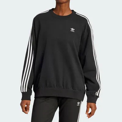 Adidas Official Authentic Women's Warm Classic Loose Round Neck Sweatshirt JD0891