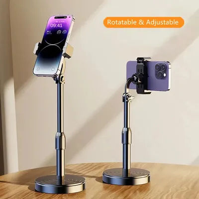Multifunc Desktop Lazy Cell Phone Holder Tablet Live Broadcast Bracket Adjustable Extension Support