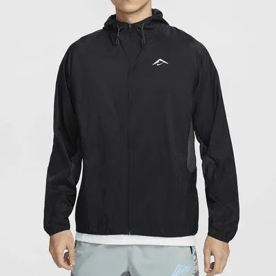 Nike Official Genuine Trail Aireez Men's Running Hooded Jacket FN4003-010