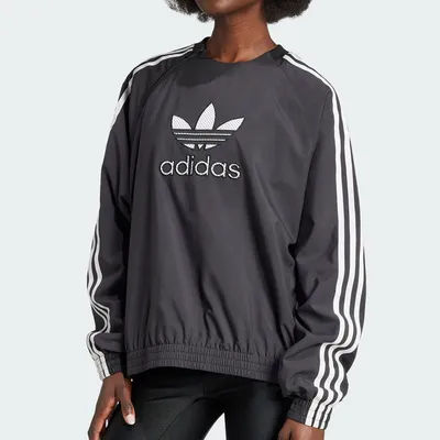 Adidas Official Genuine Three Stripes Women's Sport Loose Hooded Sweatshirt JM9269
